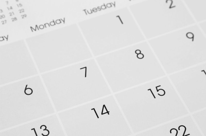 Lakeshore Hotel Calendar